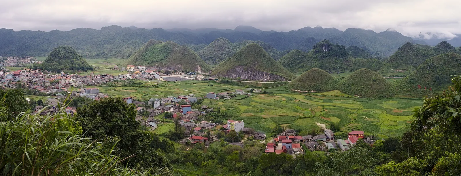 Nui Doi, the Twin Mountains of Quan Ba, on the Ha Giang Loop north of Ha Giang City